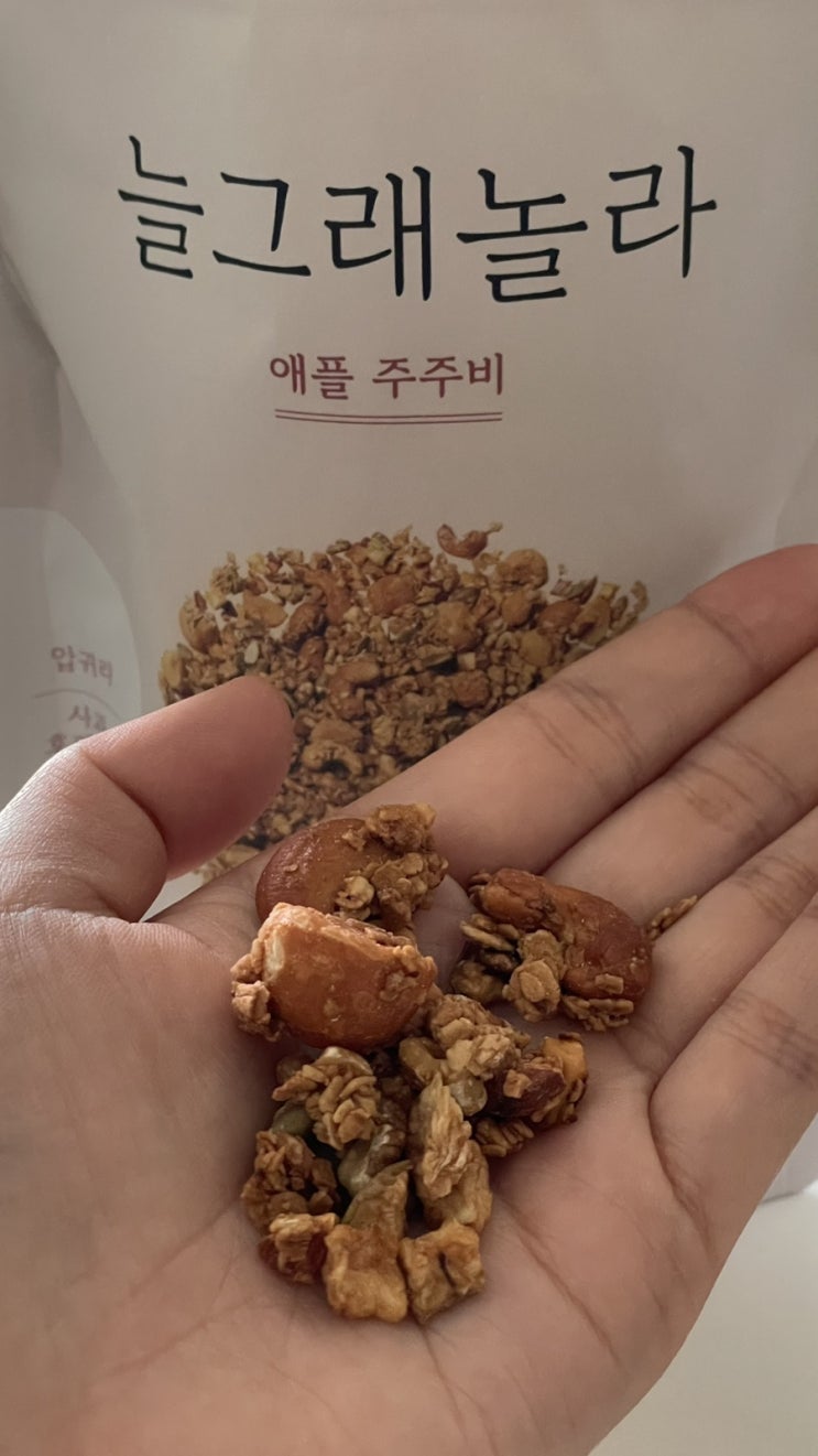  늘그래놀라 애플주주비 200g | 수제그래놀라 시리얼 추천