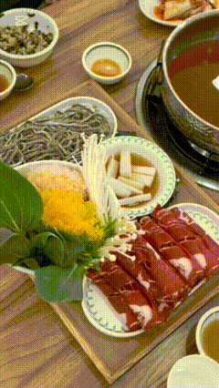 천안 봉명동 샤브샤브 메밀밭샤브칼국수 단체석 완비 추천