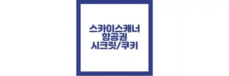  스카이스캐너 항공권 구매 방법, 시크릿 모드, 쿠키 삭제, 땡처리 정리