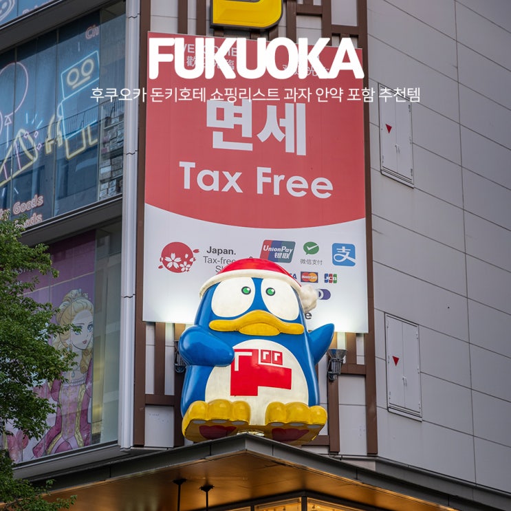 후쿠오카 돈키호테 쇼핑리스트 과자 안약 포함 추천템