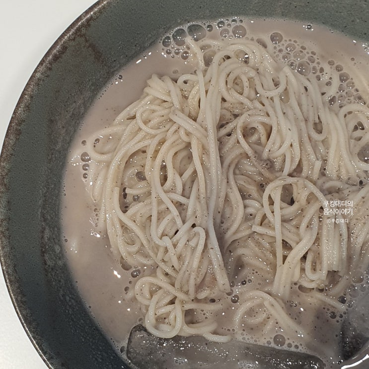  콩국수 레시피 서리태 요리 집에서 두유 제조기로 콩물 만들기