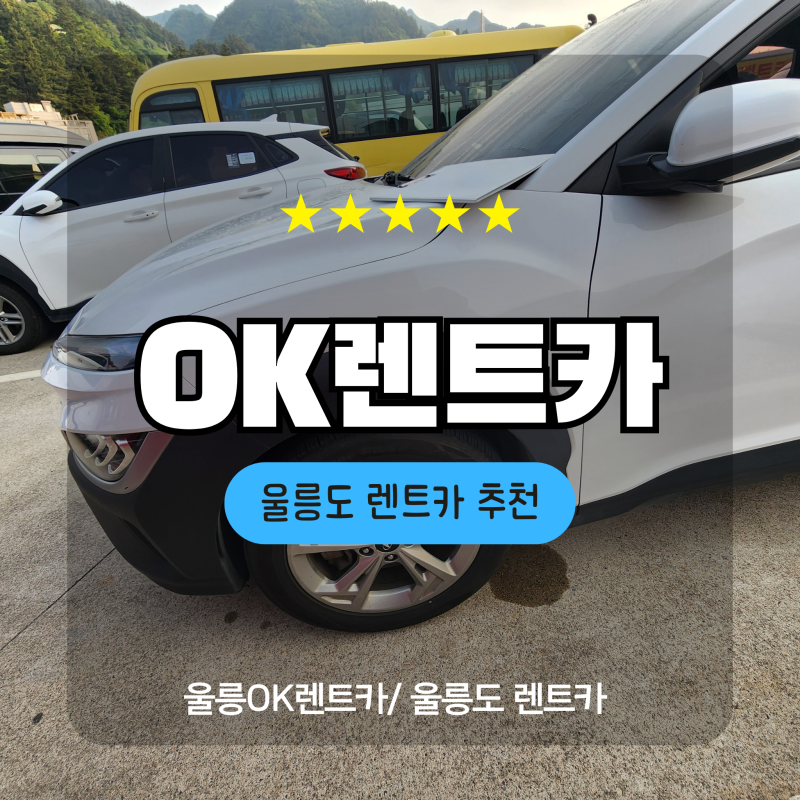 [울릉도OK렌트카] 울릉도 렌트카 추천/OK렌트카/ 시원시원한 설명, 빠른응답, 친절/ 울릉도 렌....