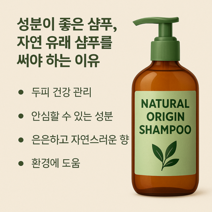  1. 두피가 좋아하는 선택 성분 좋은 큐사랑천연 자연유래 샴푸를 꼭 써야 하는 이유는!