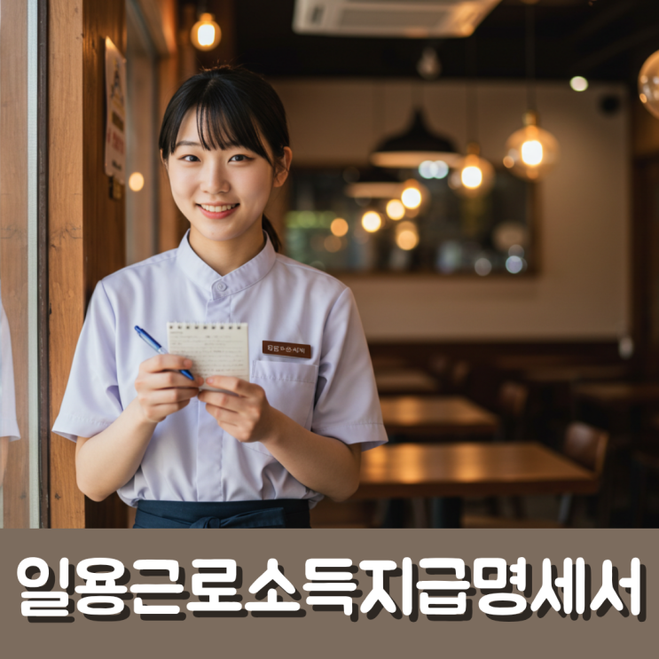 세무서에 혼나는 이유? 일용근로소득지급명세서 작성 실수 TOP 5