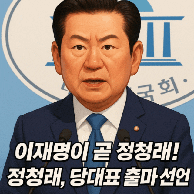 <b>정청래</b> “이재명이 곧 <b>정청래</b>” 당대표 출마 선언! 강성 <b>개혁</b>... 