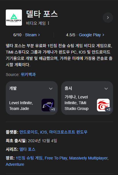  디스코드 델타 포스 전문 비공식 서버