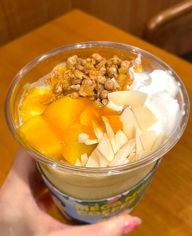 메가커피 빙수 망고빙수 망빙파르페 BEST 후기 메가커피 빙수 망고빙수 망빙파르페 BEST 후기