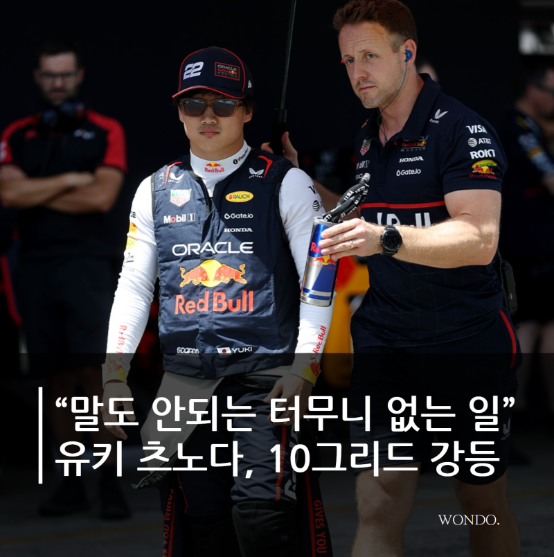 유키 츠노다, 10그리드 강등. '말도 안되는 일이다.'