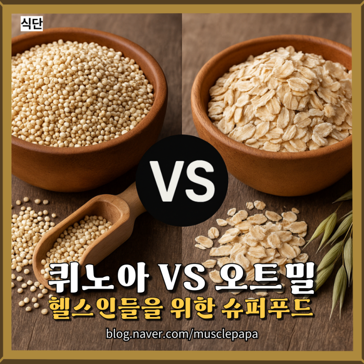  퀴노아 vs 오트밀, 건강을 위한 최강 식재료는?