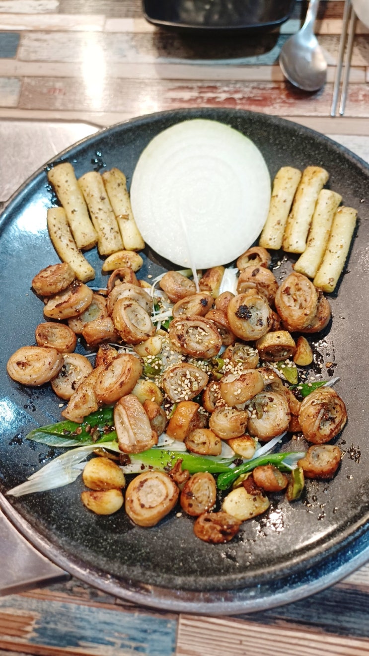  기흥야식 고민 끝 뿅가야채곱창 소금구이 막창 맛집