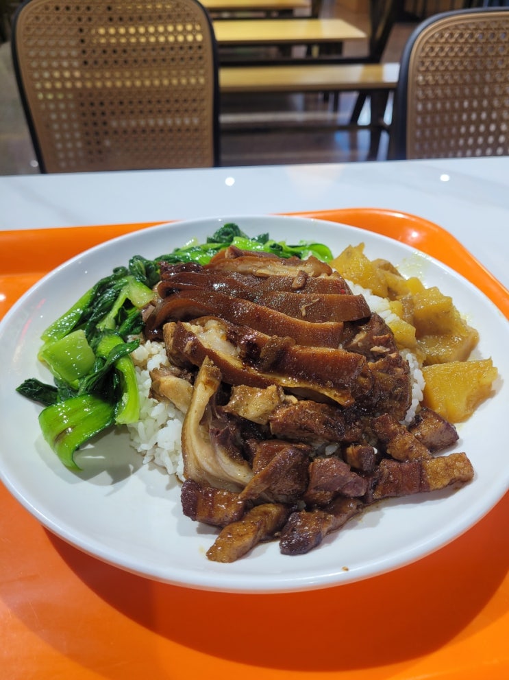  [중국 칭다오 여행 또간집] 54광장 맛집 지하 푸드코트에서 먹은 미시엔(미선), 태계일주 중국식 쌀국수, 중국식 가지덮밥, 샤오롱바오, 우육면, 칭다오원장맥주 등)