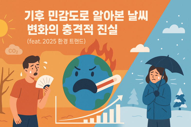  오늘 날씨 또 이상해? 기후 민감도로 알아본 날씨 변화의 충격적 진실