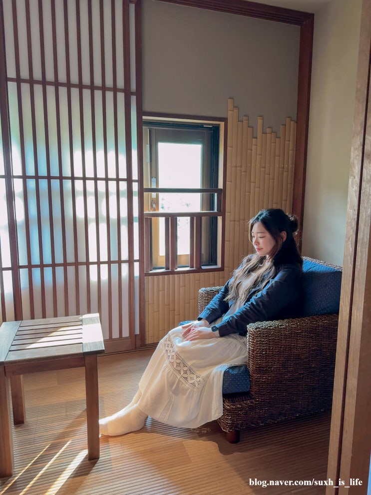 후쿠오카 쿠로카와 온천 료칸 추천 유코 노 히비키 유사이 구마모토 Western room 객실 후기