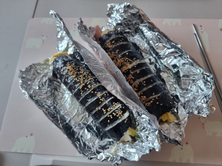 부평김밥맛집 바삭튀김김밥이 중독적인 [메가김밥] 내돈내산 리뷰 후기