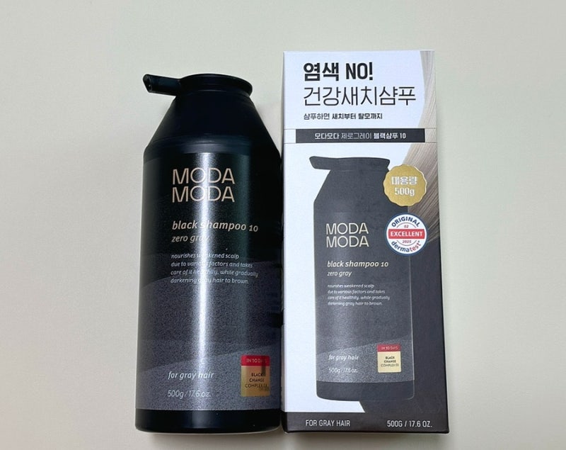 새치케어샴푸 코스트코 모다모다 제로그레이블랙샴푸10