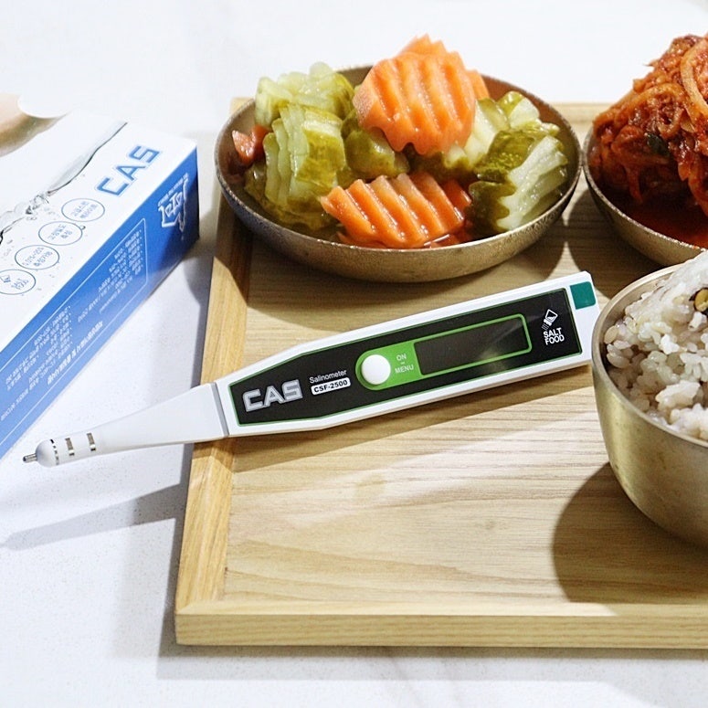 카스 디지털 염도계 CSF-2500 추천 사용법 보정액 당뇨식 저염식반찬