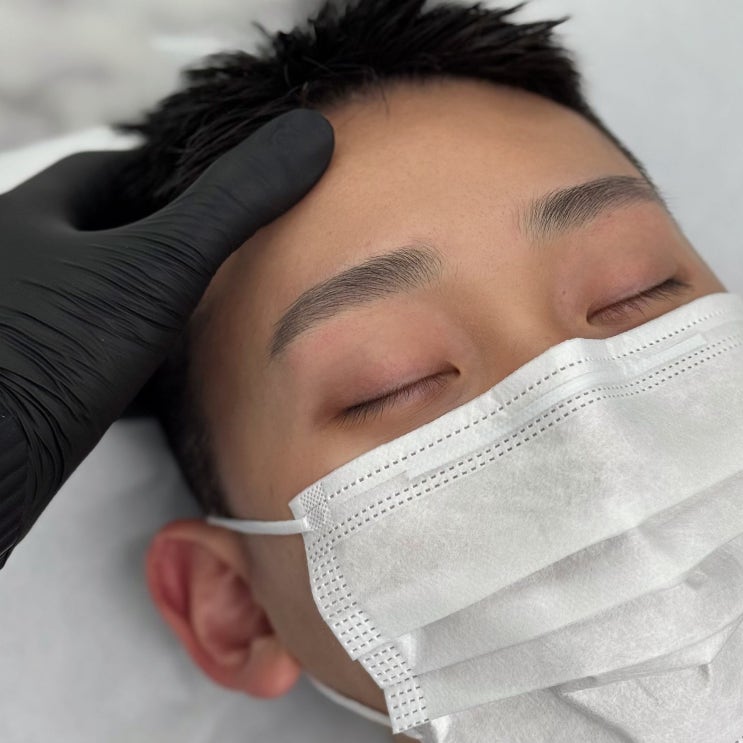  건대남자눈썹문신, 짱구눈썹 NO 만족도 UP