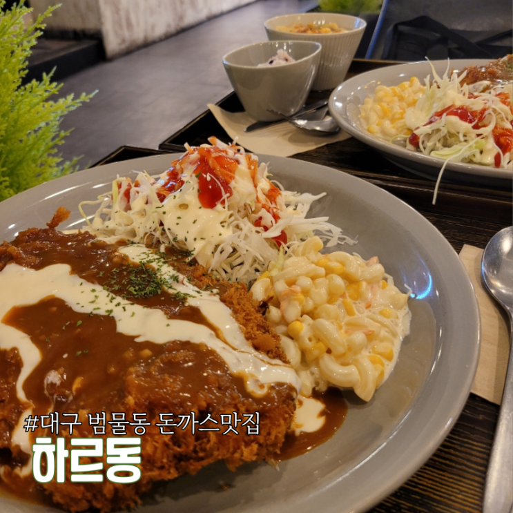 대구 수성구 범물역근처맛집 범물돈까스맛집 하르동