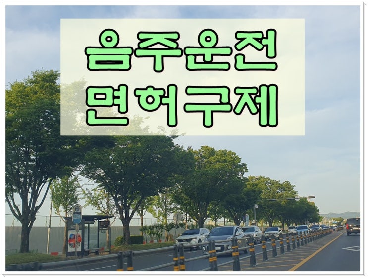  음주운전검사처분 취소된 면허도 중요하기에