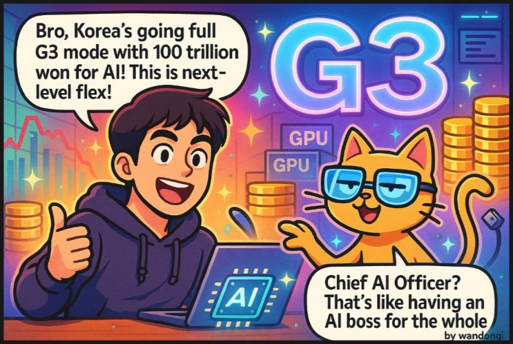  “한국, 100조로 AI G3 선언! Z세대가 본 2025 AI 뉴스 총정리”