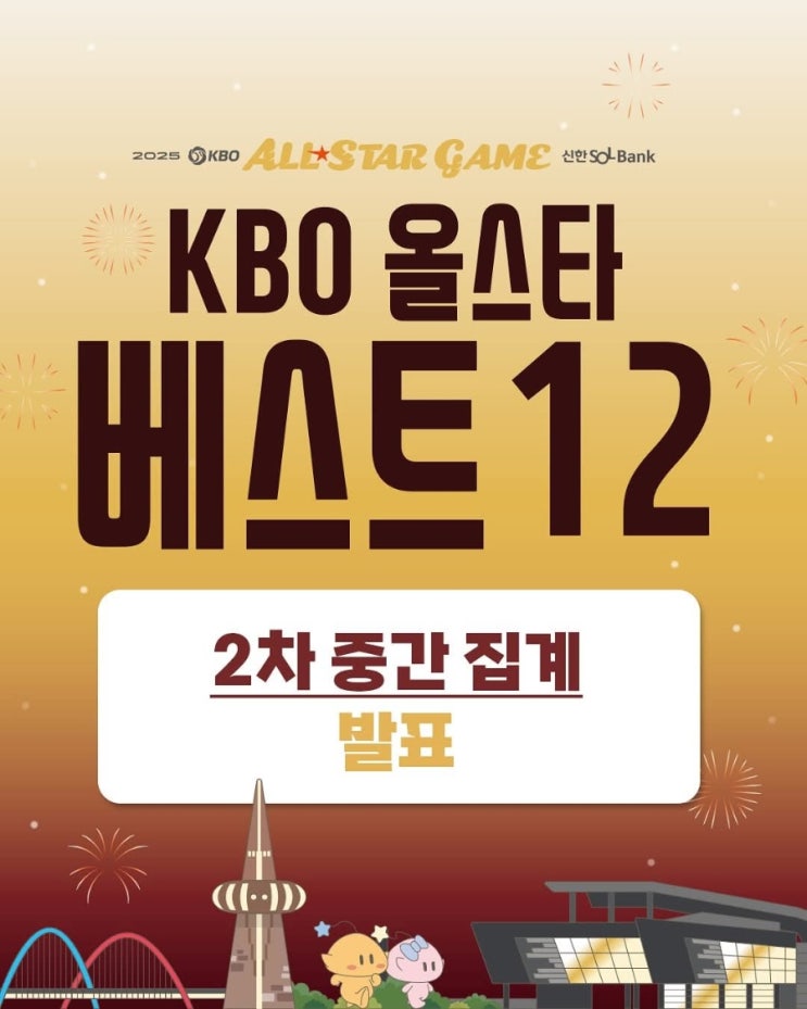 <b>올스타전</b> 2차집계 누가누가 뽑혔나? <b>한화</b>이글스 <b>김서현</b>... 