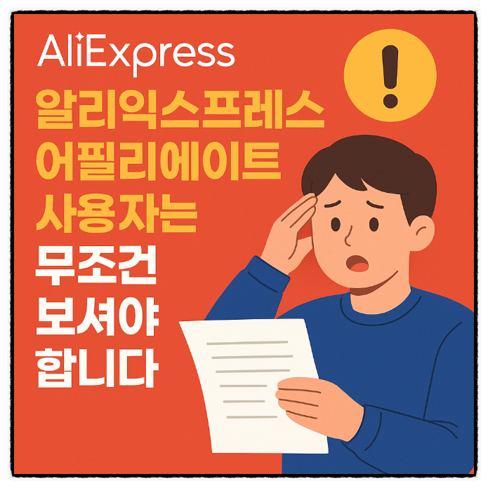  알리익스프레스 어필리에이트 커미션 미지급? 해결 방법