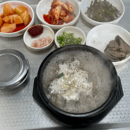  원주 단계동 :: 진한 국물 맛이 일품인 순대 국밥 맛집 천일식당 혼밥 하기에도 좋음