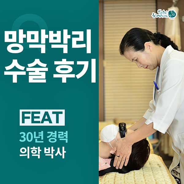 망막박리 수술 후 치료 후기 및 개선 과정 요약