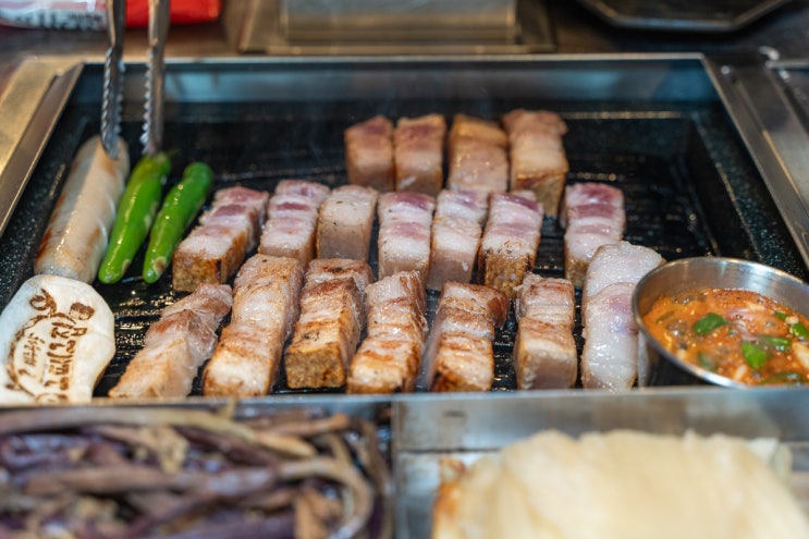  제주시내 점심 맛집 포식하고 온 흑돼지 맛집 제주공항그때그집