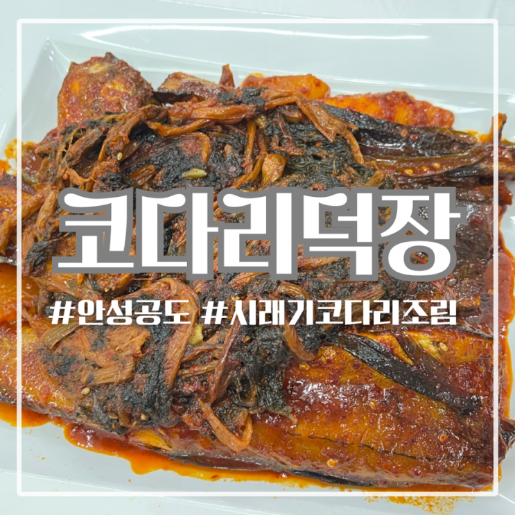  안성맛집 코다리덕장 안성공도본사직영점 후기 (시래기 코다리조림+곤드레 솥밥)