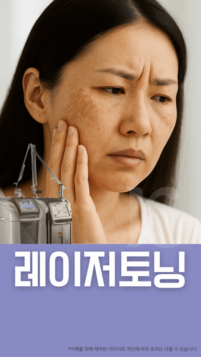  광주피코토닝 일반 레이저토닝으로 기미 개선 어려웠다면