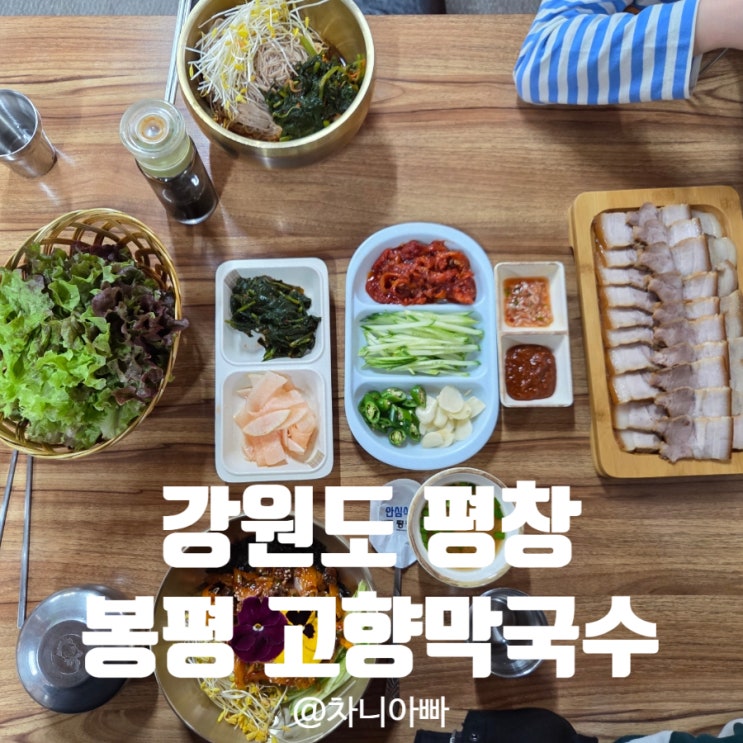  강원도 평창 봉평 막국수 맛집 고향막국수 후기