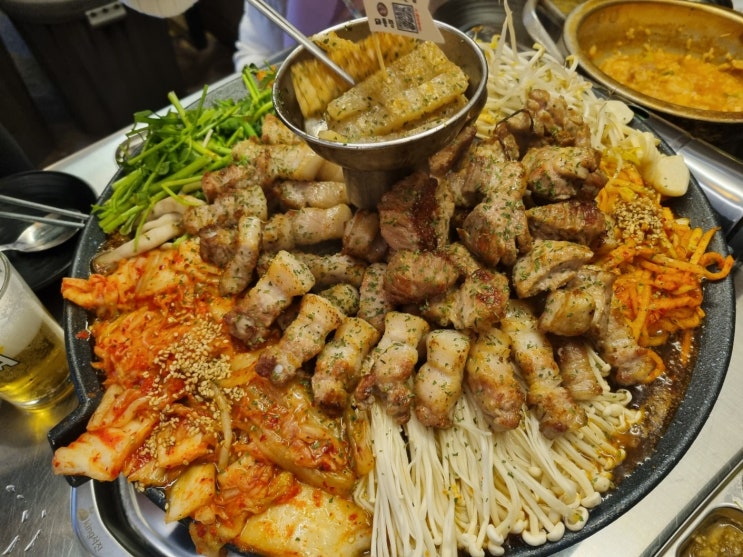  인계동 고기집 돼통령 가성비 넘치는 모둠한판