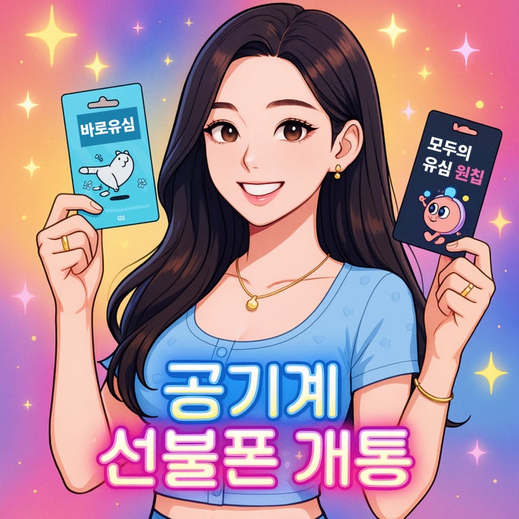  공기계 선불폰 개통 방법 이글만 보면 끝