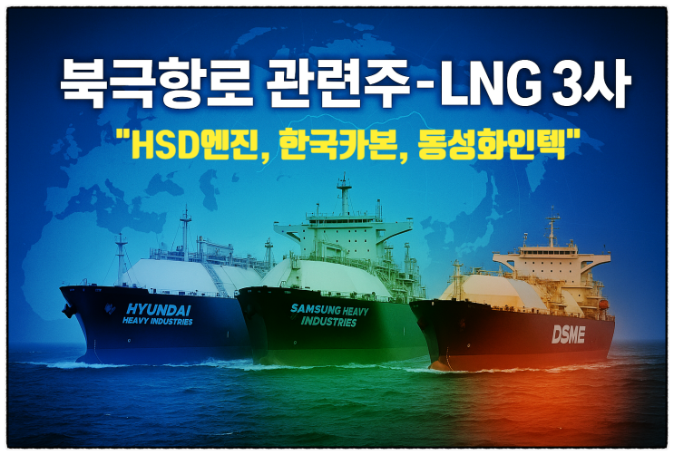  북극항로 주식 LNG기술 3사 분석 - 관련주 시나리오로 보는 투자 전략(마지막편)