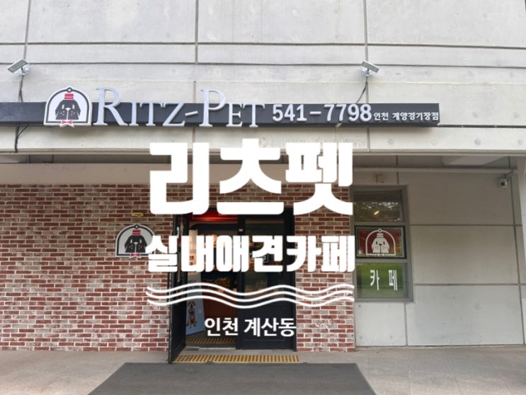  [계산동] 리츠펫 계양경기장점 - 계산동애견카페는 리츠펫이 최고
