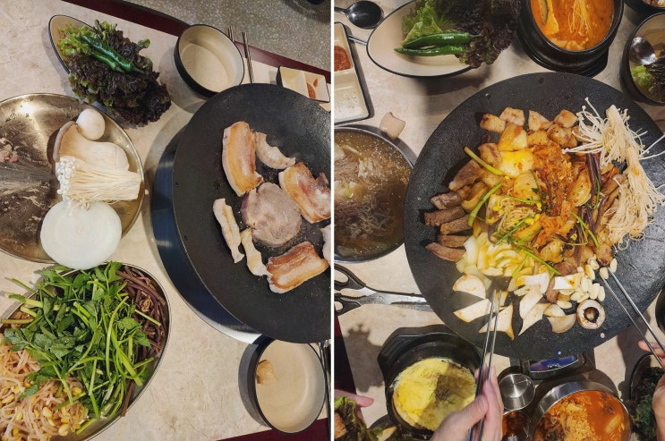  [맛집리뷰] 오복솥뚜껑 연수구청점, 다양한 고기로 즐기는 인천연수동통삼겹살