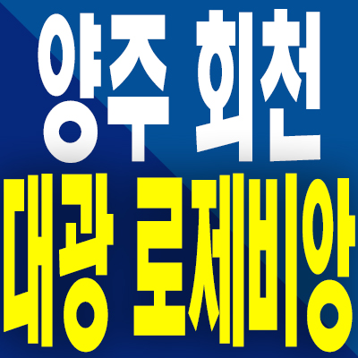  양주 회천중앙역 대광로제비앙 분양가 회정동 회천지구 미분양 아파트 모델하우스