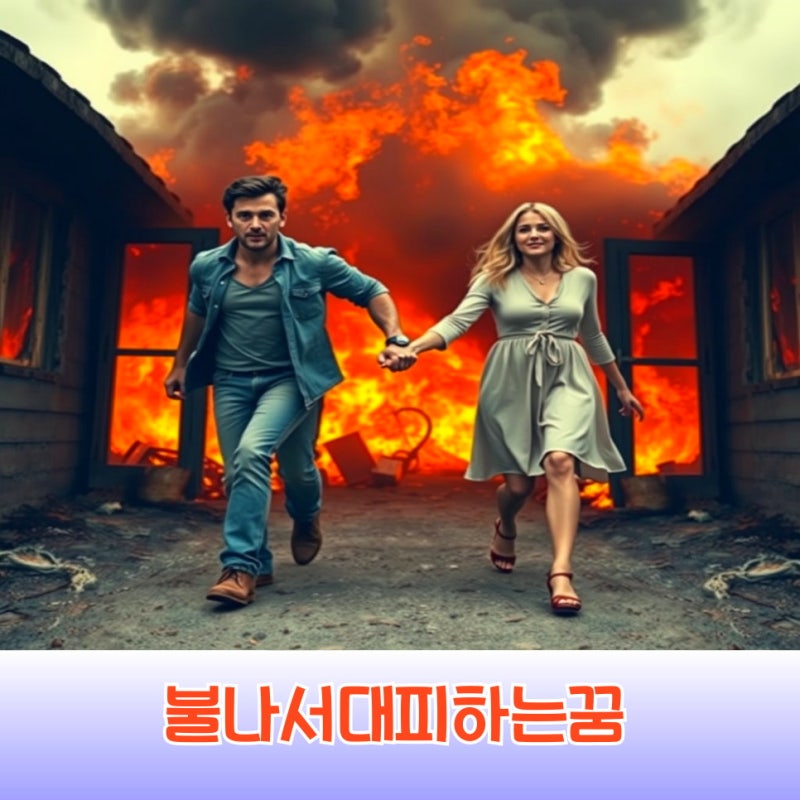 불나는꿈 집에 불이나서 대피하는 상황별 꿈 해석