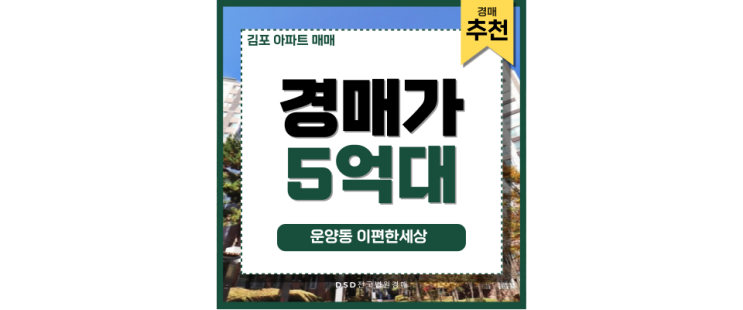 김포아파트매매 운양동 이편한세상 경매 사건 김포아파트매매 운양동 이편한세상 경매 사건