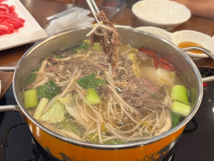  안산 고잔동 샐러드바 무한리필 샤브샤브 뷔페 마루샤브 안산점