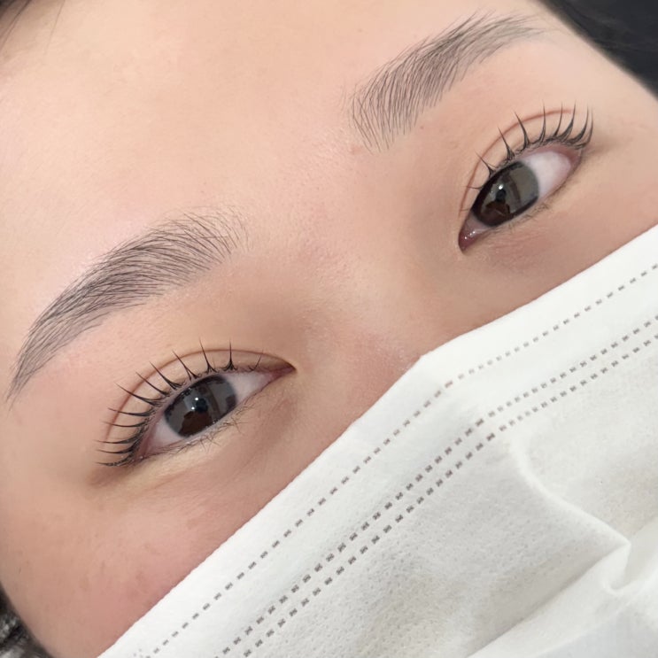  석계속눈썹펌 눈썹왁싱 동시시술