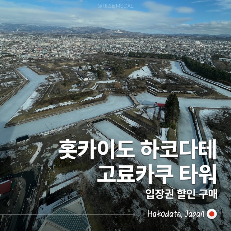  홋카이도 하코다테 고료카쿠 전망대 타워 입장권 할인 구매 및 방문 후기 & 근처 맛집