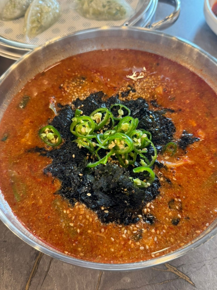  원주 행구동 매운 칼국수 맛집 ‘전양옥진소어탕칼국수’