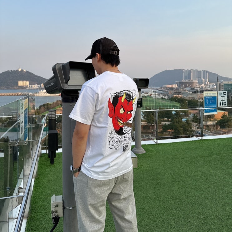 30대 남자 여름 힙스터 룩 끝판왕 칸6312 테드만 반팔티셔츠로 스트릿 무드 완성