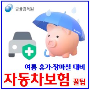  여름 휴가·장마철 자동차보험 (ft. 특약정보) : 단기운전자확대특약, 교대타인, 다른자동차, 렌터카손해, 원데이, 차량침수, 단독사고, 긴급출동서비스, 대피알림