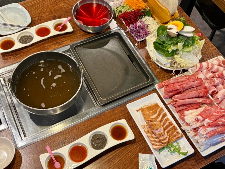  잠실 직장인 점심 회식 장소 무한리필 샤브샤브 구이 퀸즈가든