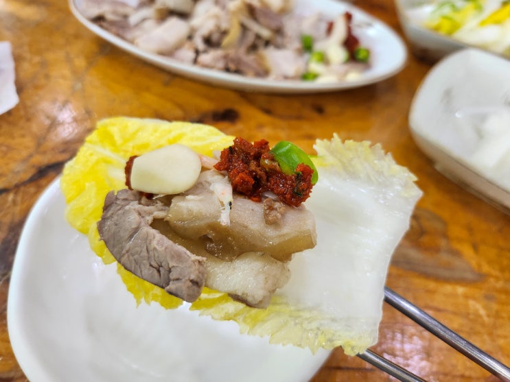 동해 삼척 평일 웨이팅이 있는 부일 막국수 수육 현지인 맛집