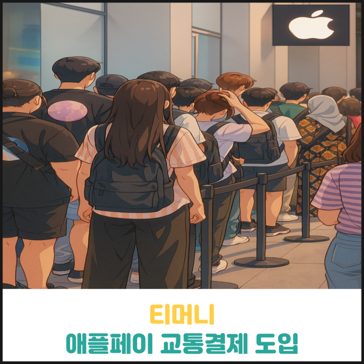티머니 애플페이 교통카드 기능 도입 티머니 애플페이 교통카드 기능 도입