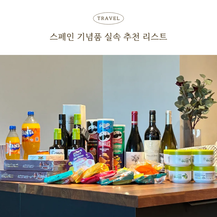  실속파의 스페인 출장 기념품 리스트